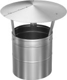 KOTARBAU® Schoorsteenkap, Roestvrij Staal, 200 mm