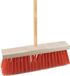 Sorex Balai extérieur - 32 cm - rouge - manche 120 cm