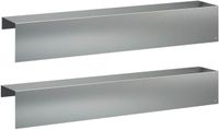 vidaXL Afdekprofiel voor tuinafboording 2 st 100 x 15 x 15 cm