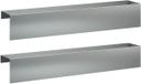 vidaXL Afdekprofiel voor tuinafboording 2 st 100 x 15 x 15 cm