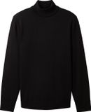 TOM TAILOR Basic Turtleneck Knit Heren Trui - Maat M - Zwart