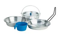 Ferrino Mono Popote kookset voor camping, unisex, grijs, 1 personenweegschaal