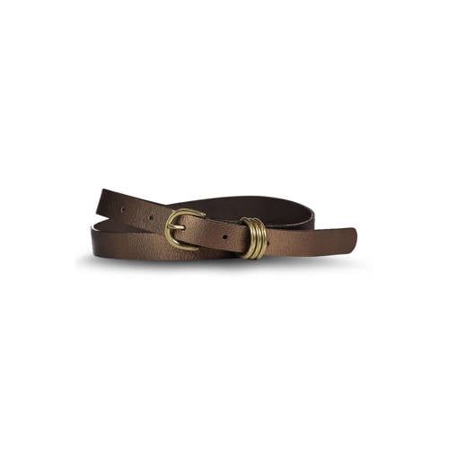 Expresso leren riem donkerbruin
