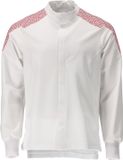 Mascot Food & Care Jas 20054-511 - wit/signaalrood - XS