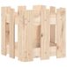 VidaXL Plantenbak met hekontwerp 30x30x30 cm massief grenenhout