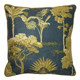 Paoletti Arboretum Veren Gevuld Kussens, Blauw, 50 x 50cm
