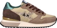 Sun 68 Stargirl Glitter dames sneaker - Beige multi - Maat 41