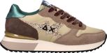 Sun 68 Stargirl Glitter dames sneaker - Beige multi - Maat 41