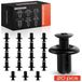 Hyundai Clips de pare-chocs - Clips de fixation, rivets en plastique - Jeu de 20 pièces - Pour pare-chocs - Ø18 mm, trou 7,9 mm - OEM 94535928 0G03250037A 21146 - Noir