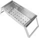 Shenzhen Haorui Industrial Technology Co., Ltd. Barbecue à charbon pliable et portable - Grill de table extérieur en acier inoxydable - Cuisine Camping Pique-niques Plage
