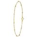 Lucardi Dames armband - Echt Zilver - Armband - Cadeau - 19 cm - Goudkleurig