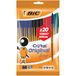 BIC Cristal Original Balpen, fijne punt (08 mm), verschillende kleuren, 20 stuks
