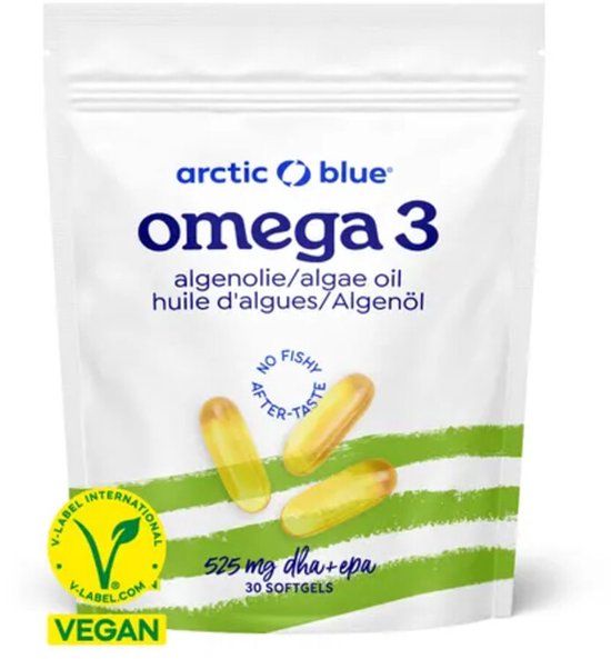 Arctic Blue Omega 3 Algenolie Hooggedoseerd 30 capsules