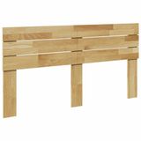 vidaXL Hoofdbord 135 cm Massief Eikenhout
