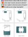 Safavieh Bohemian Indoor Hand Tufted Abstract Collection, ABT340, in Ivory / Charcoal, 60 X 91 cm