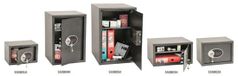 Phoenix Vela coffre-fort antivol pour la maison/le bureau, gris graphite, serrure à clé