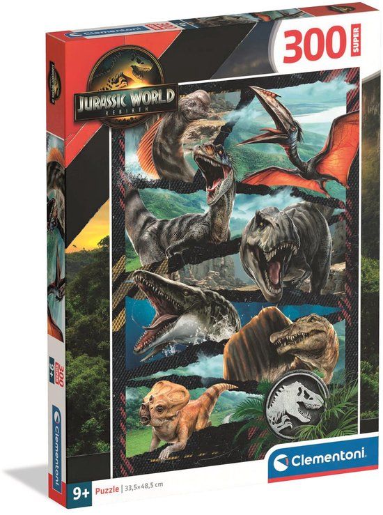 Clementoni Puzzel 300 Stukjes Jurassic World
