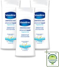Vaseline Advanced Repair Lait corporel - Réparation et hydratation - 200 ml - 3 pièces