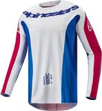 Alpinestars Techstar Pneuma Jersey Bleu Mars Rouge Blanc XL