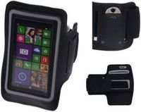 BestCases Sportarmband Nokia Asha 503 Zwart