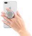 Jumpop Glamour uitschuifbare Grip voor mobiele apparaten, Zilveren vonken, ZILVER