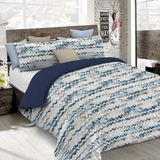 Italian Bed Linnen Dekbedovertrek Fashion Microvezel Meerkleurig Eenpersoonsbed