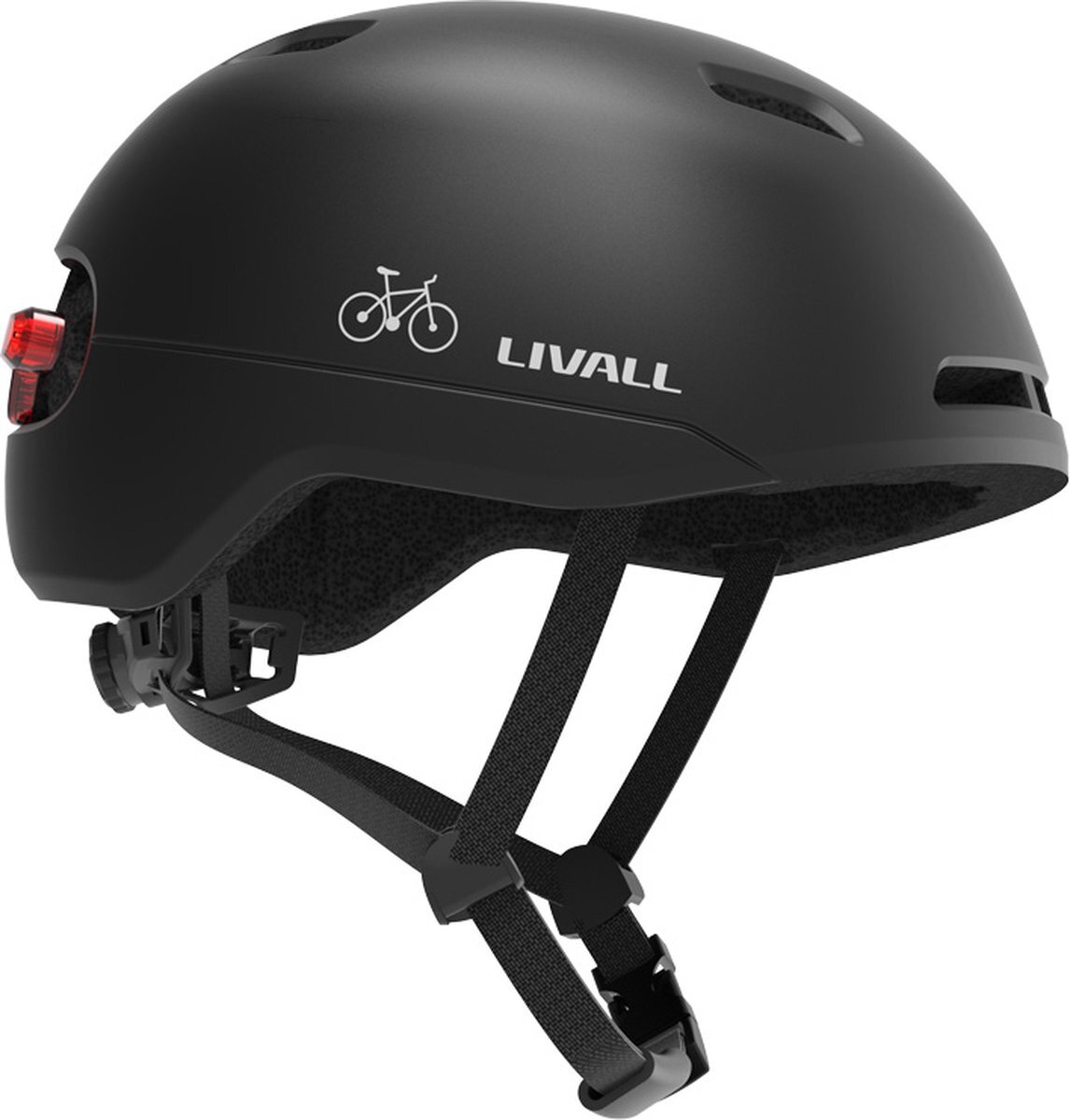 E-step Roeselare Helm Smart Livall C21 Zwart M (speed pedelec / snorscooter)