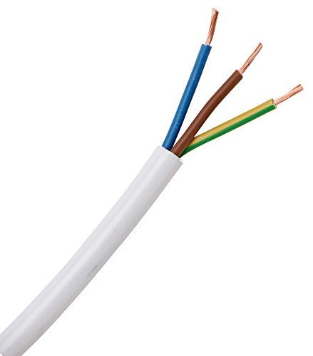 Kopp 151625006 slangleiding H03 VV-F, 3 x 0,75 mm², 25 m, wit