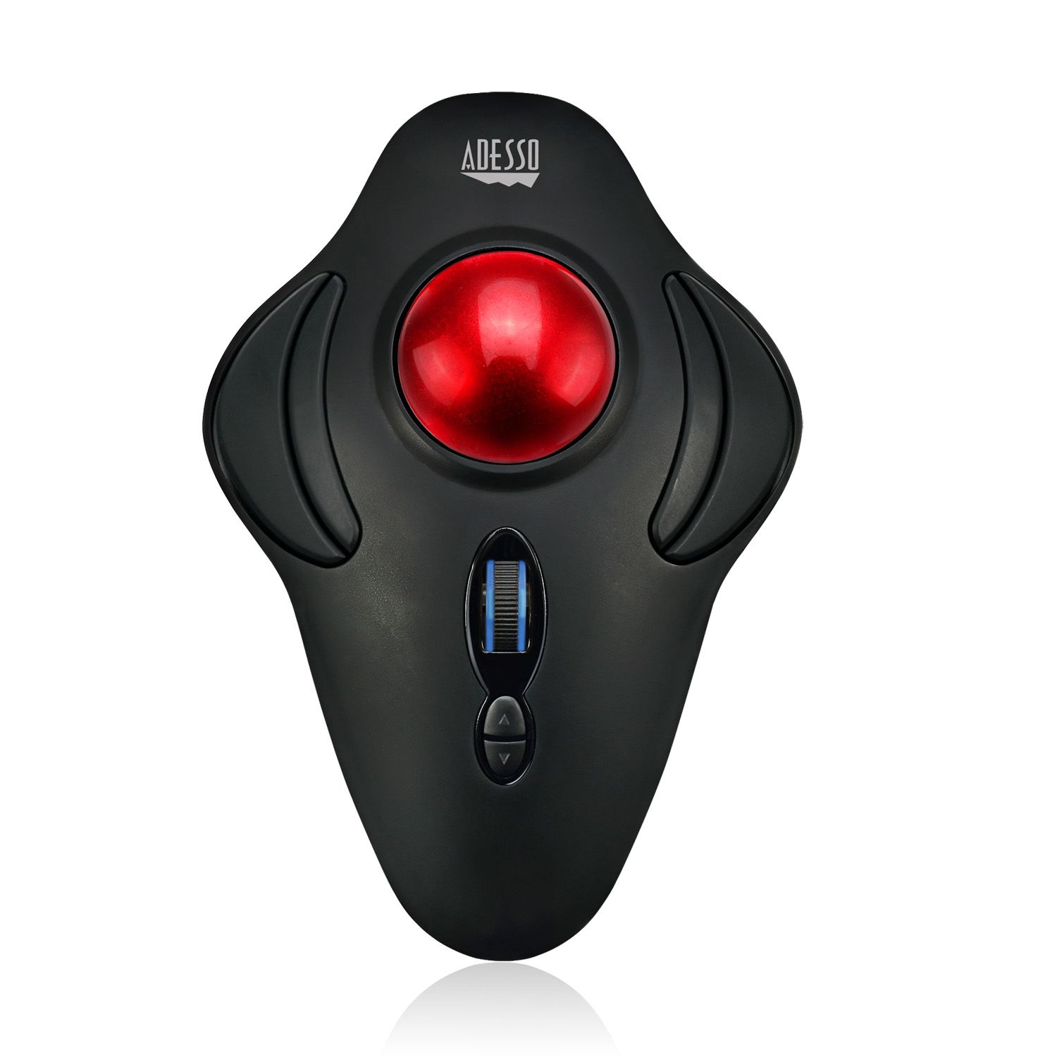 Adesso iMouse T40 - Draadloze Trackball Muis - 4800 DPI - Zwart/Rood