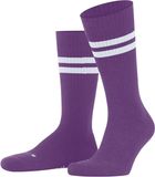FALKE Dynamic gedessineerd katoen sokken unisex paars - maat 37-38