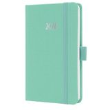 Sigel weekagenda Feel 2026 - formaat A6 - Mighty Mint - hardcover