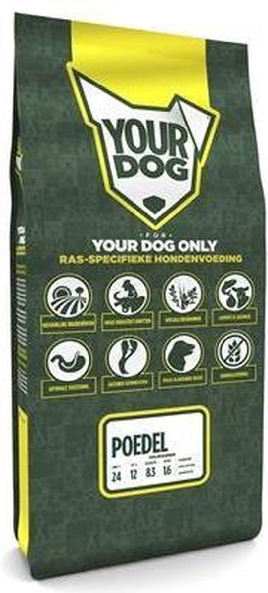Yourdog Volwassen 12 kg koningspoedel hondenvoer