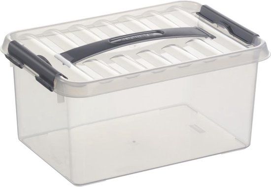 Sunware Q-line Opbergbox - 6L - Grijs