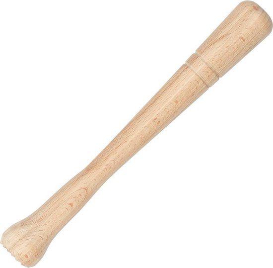 Kitchen Tools Houten Cocktailstamper - Beukenhout - 22cm