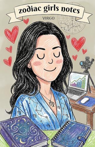 Zodiac Girls Notes Virgo: The Virgo Guided Journal — 200 Pages of Prompts, Moon Trackers & Astrology Reflection