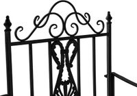 DKD Home Decor Zwart Metaal Tuinstoel