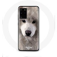Maniacase Hoesje voor Samsung Galaxy S11 Plus Samojeed Grijs Hondenras