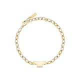 TRUSSARDI T Logo stalen armband voor dames zirkonen - TJAXC29