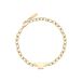 TRUSSARDI T Logo stalen armband voor dames zirkonen - TJAXC29