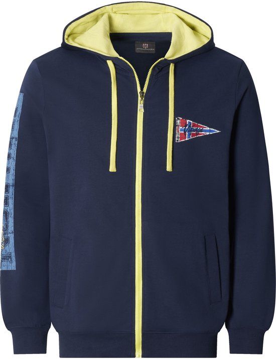 Jan Vanderstorm heren Sweatvest JABBE donkerblauw