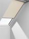 VELUX Rideau occultant d'origine (DKL), Cadre argenté, C02, Beige clair