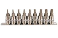 Laser 5213 Torx Plus bitset, 9-delig, 1 cm diameter.