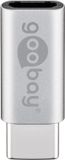 Goobay 51598 USB C naar Micro-USB B Adapter, Zilver