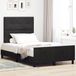 Maison Exclusive - Lit boxspring avec tête de lit, noir, 120 x 200 cm, velours