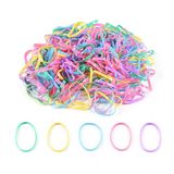 220 stuks kleurrijke haarelastiekjes, elastische haarbanden, mini-vlechtelastiekjes voor kinderen en volwassenen, voor paardenstaart, vlechten, vlechten, school, sport en vrije tijd