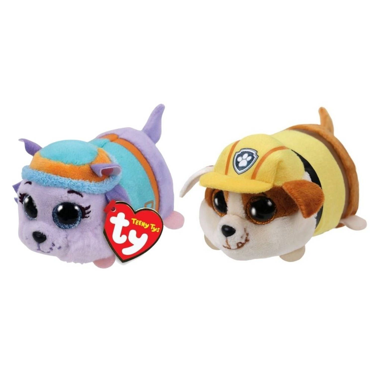 TY - Knuffel - Teeny Paw Patrol - Everest & Rubble - Meerkleurig