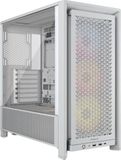 CORSAIR 4000D RS ARGB Serie Midi-Tower PC-behuizing, wit