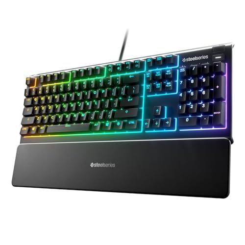 SteelSeries Apex 3 Gaming Keyboard, 10-zone RGB, Engelse QWERTY
