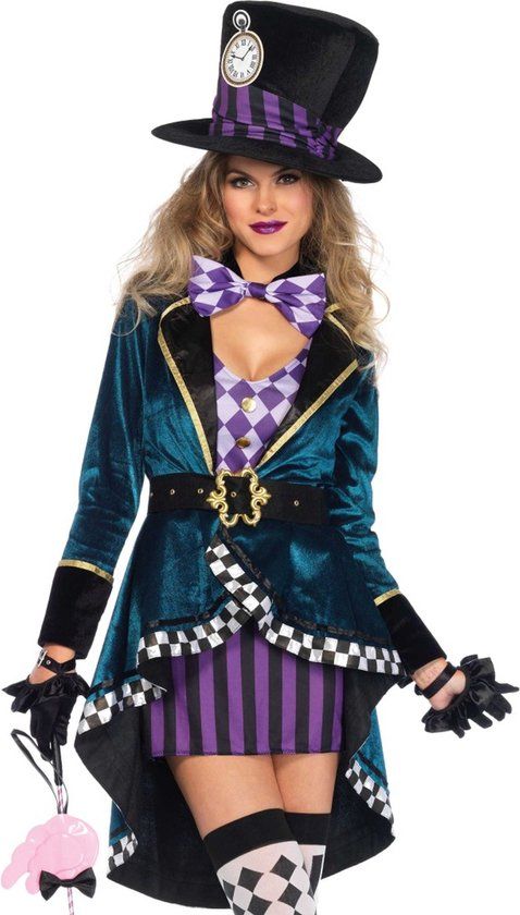 Delightful Hatter Kostuum voor Vrouwen - Maat S