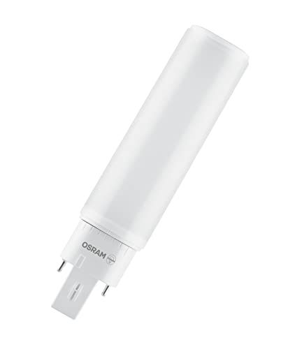 OSRAM DULUX D/E LED HF & AC MAINS/LED tube: G24q-1, Lengte: 143 mm, 6 W, vervanging voor 13 W, mat, Koel Wit, 4000 K 1 Verpakking